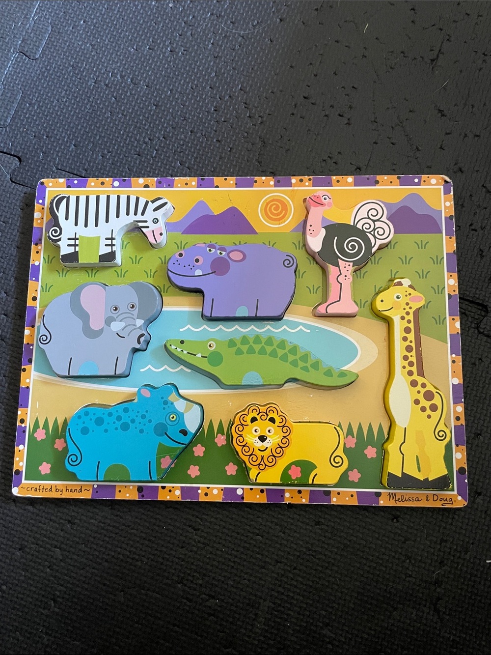 Melissa & Doug chunky puzzle safari animals